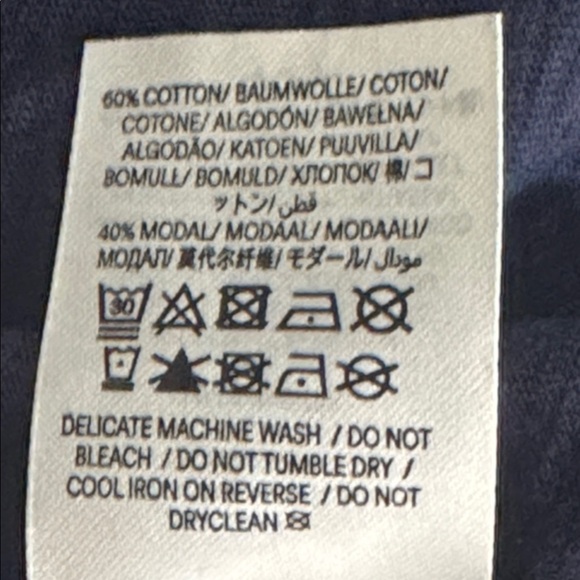 BODEN Navy Blue Midi Tierred Dress Short Sleeves Size 8P 8 Petite Relaxed Fit - Picture 6 of 6